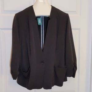 Maurices Blazer, NWT, Black, Sz 2 (2X)